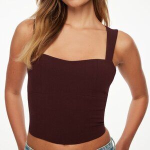 Dynamite Open Back Corset Top